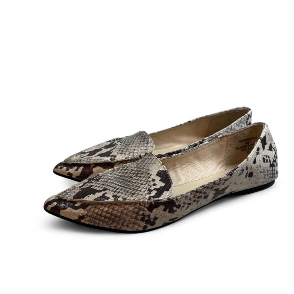 Madden Girl Heather Snake Print Flats